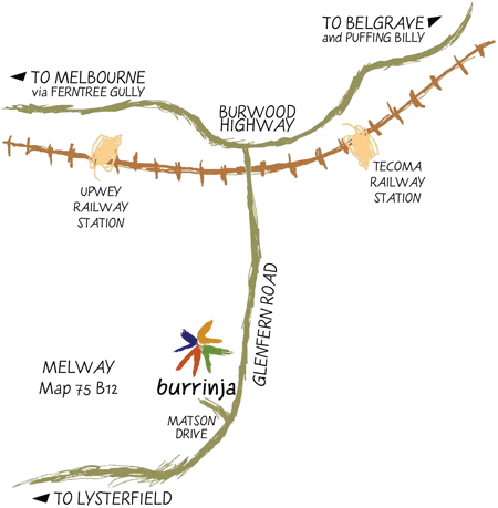 Burrinja map