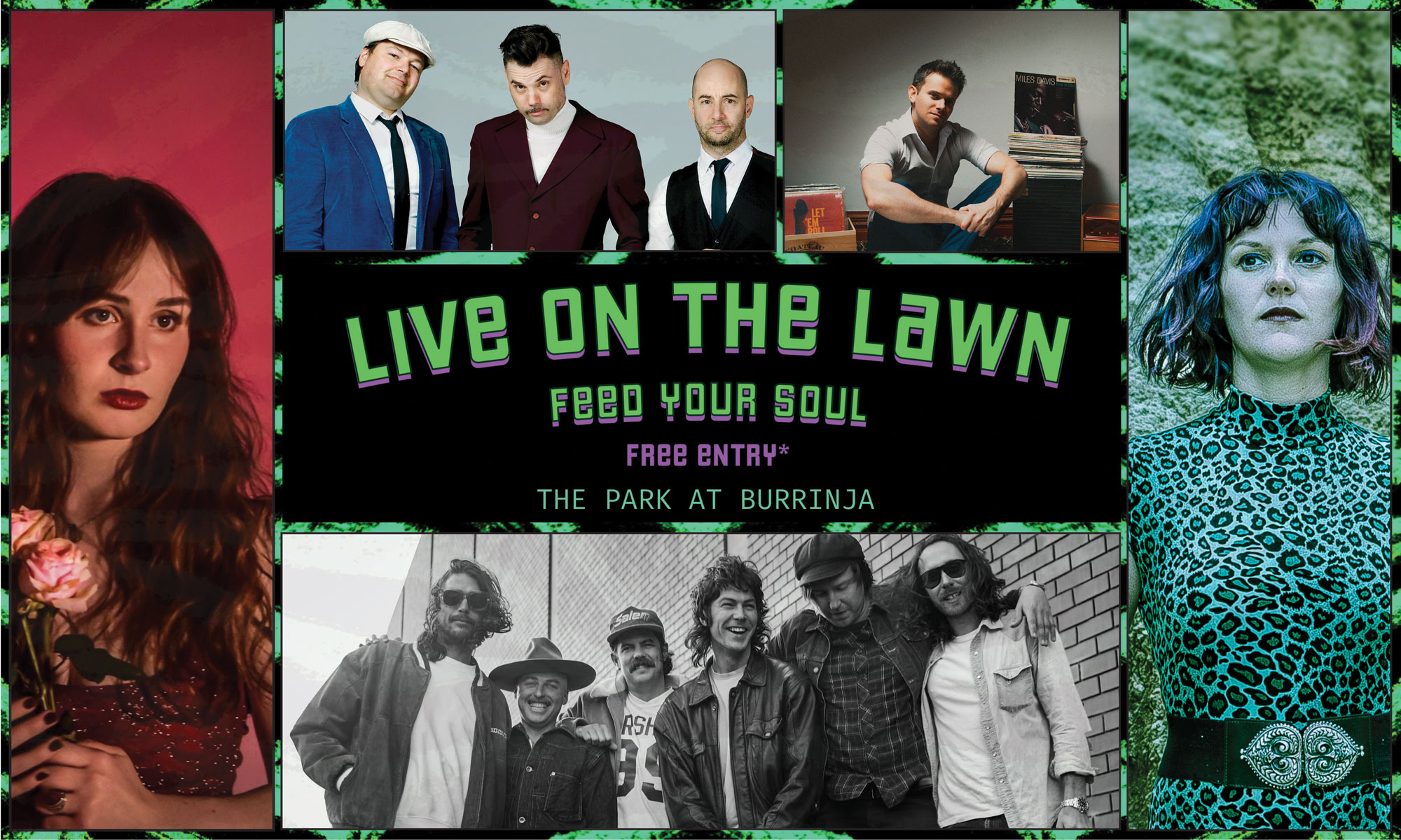Feed your soul with an afternoon of sweet swampy southern soul at Burrinja’s Live on the Lawn 2024.Sat 24 Feb 12.00pm | The Park at Burrinja, Featuring sets by Cookin’ on 3 Burners, Sweet Talk, The Shackmen and Charlie Needs Braces and Maggie Alley.