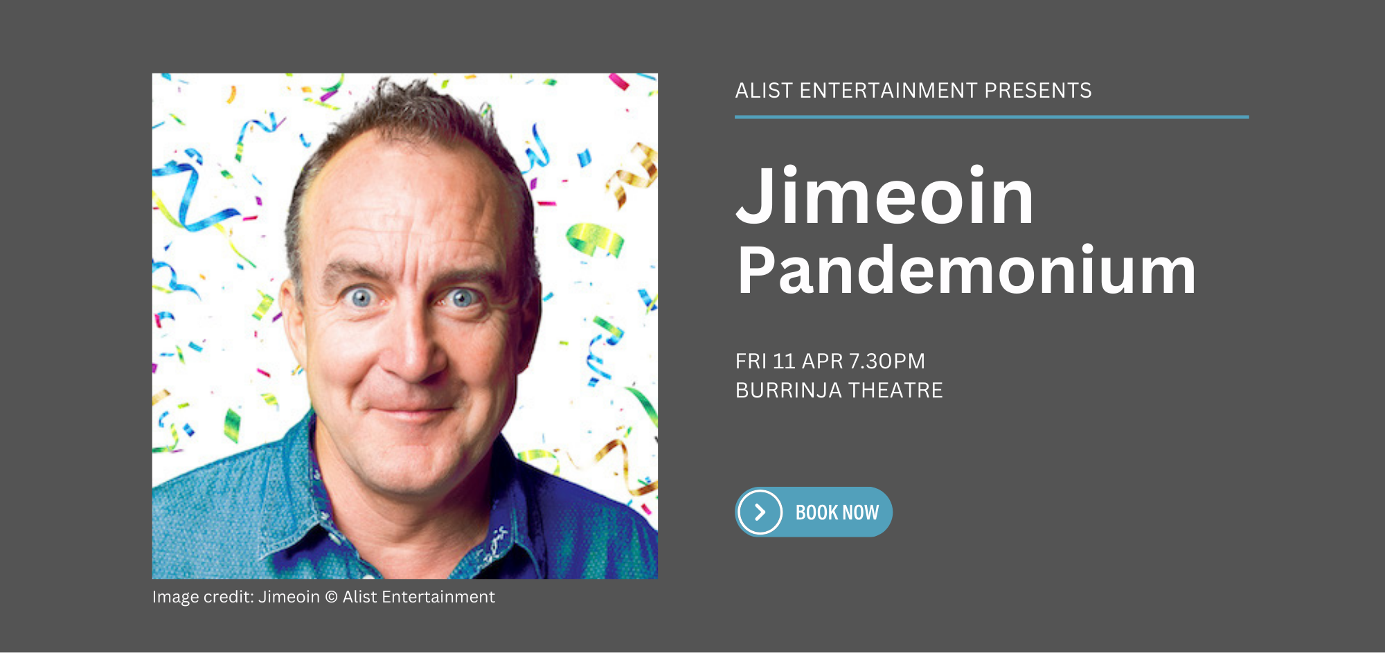 Jimeoin Fri 11 May 7.30pm